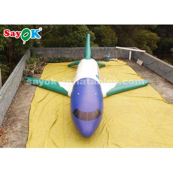 ROHS Custom Inflatable Products , 10 Meter PVC Inflatable Airplane Model For Exhibition Display