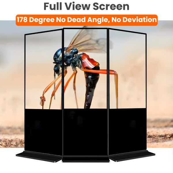 Floor Standing Digital Signage with Android/Windows OS, 1920x1080 Resolution, and 42-65 Inch Display