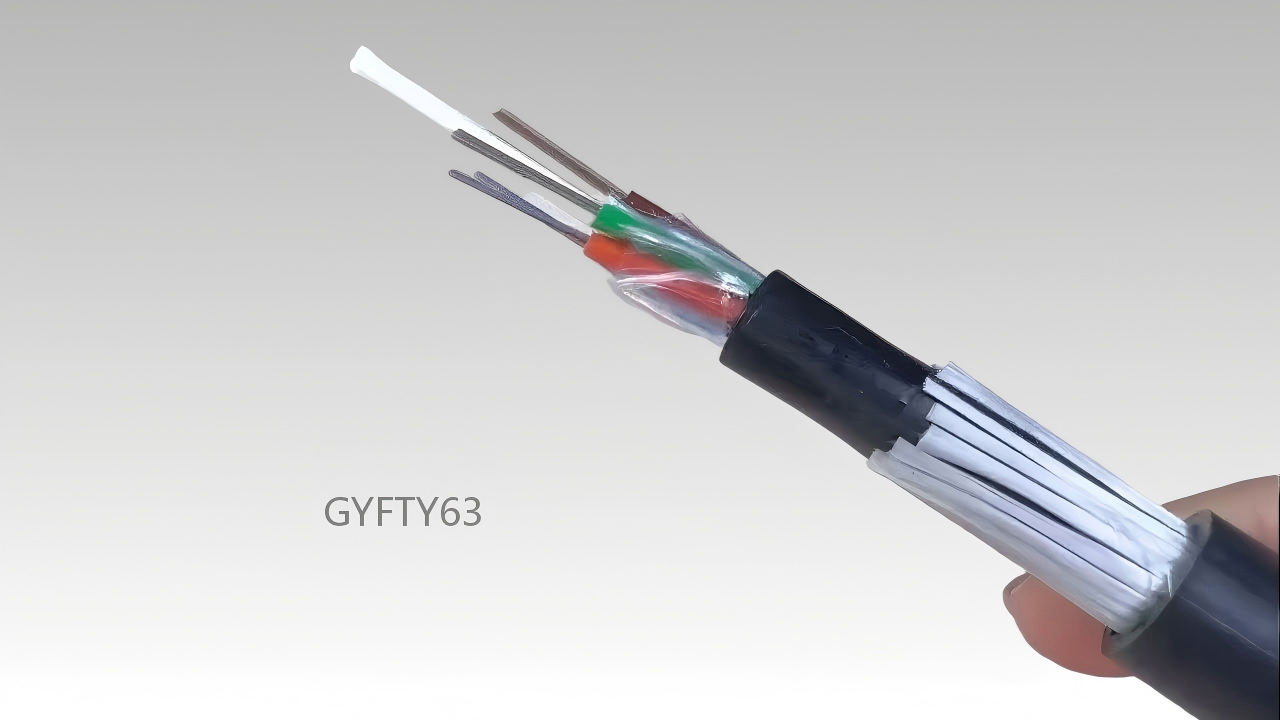 GYFTY63 24 Core Fiber Optic Cable Anti-Rodent Double Jacket
