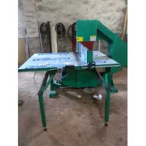 Vertical sponge foam band knife saw cutter cutting machine