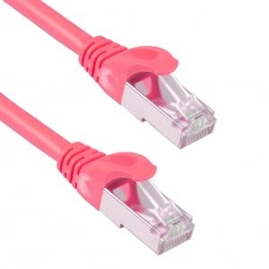 Quality Direct Burial 6 Ft Cat7 Patch Cord Heavy Duty Waterproof 26AWG 10Gb Red for sale