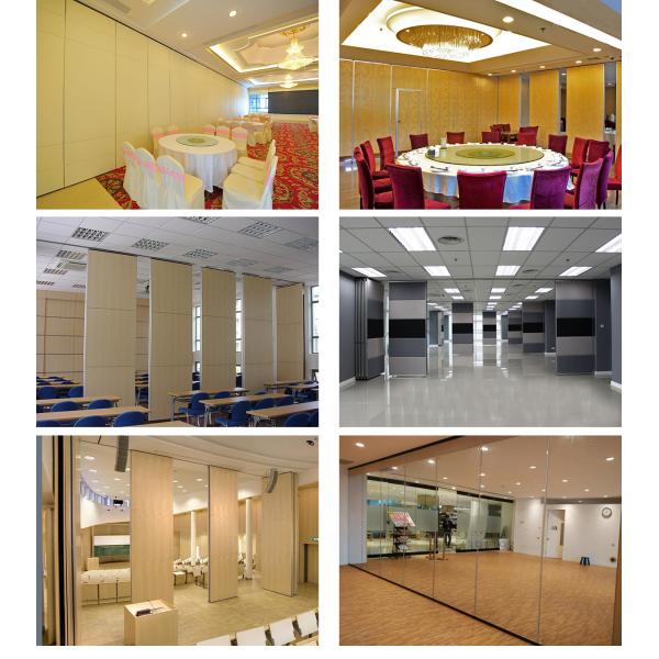 Function Hall Top Suspended Acoustic Partition Wall Panel Standard Thickness 65mm 80mm 100mm