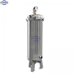 China Filter Hot Sale 304/316L Multi Core Stainless Steel Wine Cartridge Filter Housing 10'' 20'' 30'' for Beer Filtration on sale