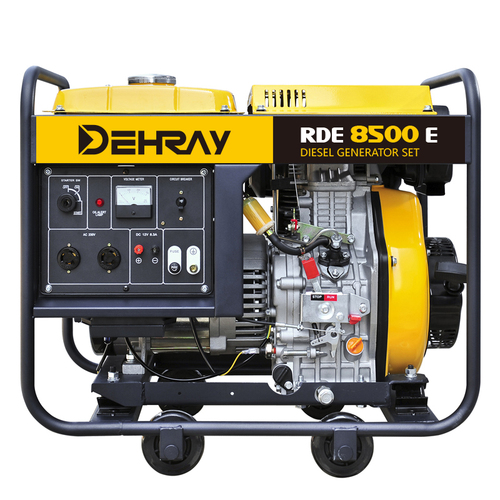 Easy portable Open Frame Configuration Deisel General Generator With 12V Electric starter