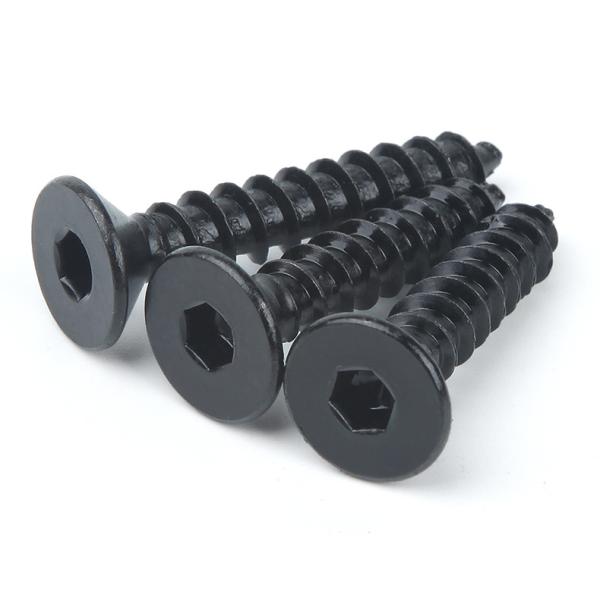 Flat Head Socket Drive Tapping Screws Hex Drive Countersunk Head Pointed Screws
