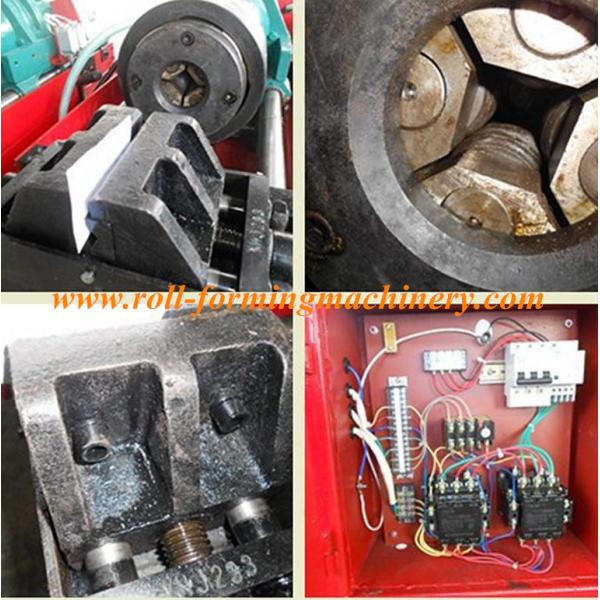 Rebar Thread Metal Roll Forming Machinery Max Processing Length 100mm