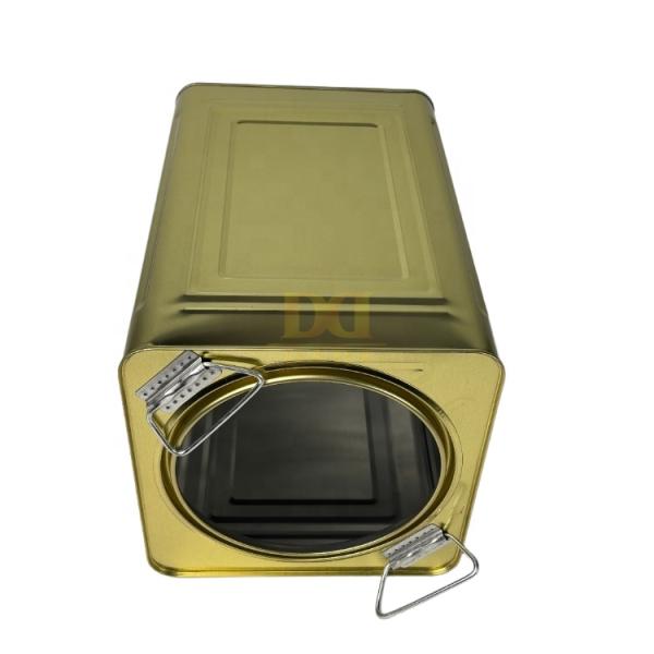 DADI Square Metal Packaging Tinplate Tea Can, Tea Tin Box Support Customized Printing
