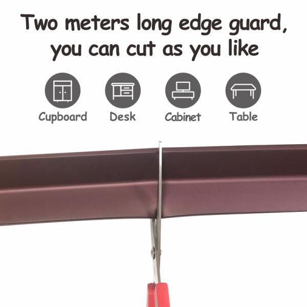 BSCI Nontoxic Table Edge Protection Strip , Multifunctional Protective Corner Strips