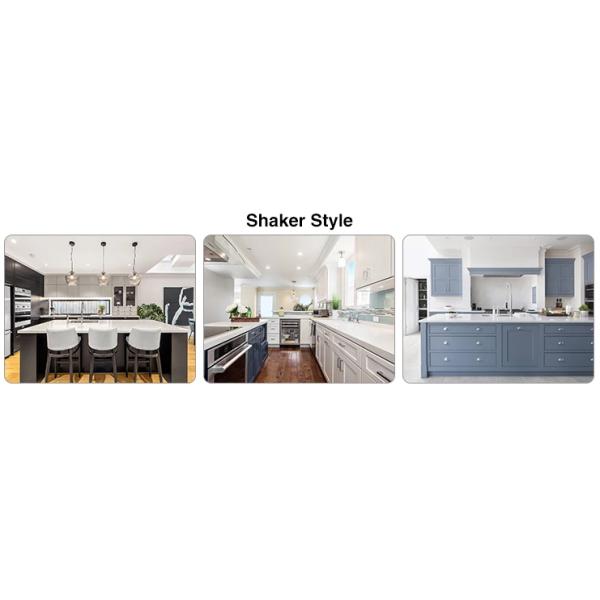 Customized Mixed Color Full Set Kitchen Cupboard Cabinet Flat Edge UV Lacquer Finish