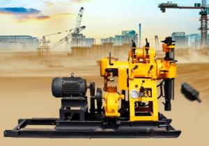 China Portable Crawler Water Well Drilling Rig Machine / Spt Gold Mining Core Sample Drilling Rig on sale