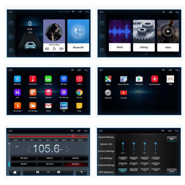 7 Inch Android Auto 2 Din Radio Android 9.1 Car Stereo Universal Multimedia Player 16GB