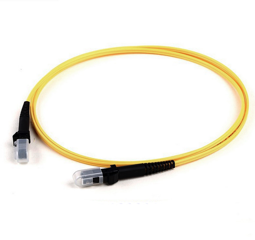 yellow cable MTRJ Singlemode OFNR Corning Fiber Optic Patch Cord Insertion Loss