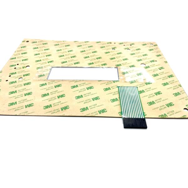 Polyester One Rubber Membrane Switch 3M Adheisve For Application Controls