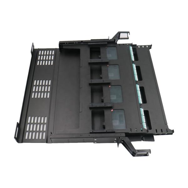 MPO/MTP - LC 12F Cassette Modular Patch Panel Cabinet 4u Fiber Enclosure