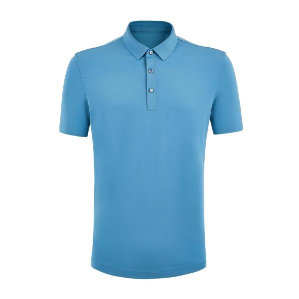 New Popular Uv-protection Quick-drying Breathable Sublimated Cotton Solid Color Uniform Golf Polo Shirt for Men Designs