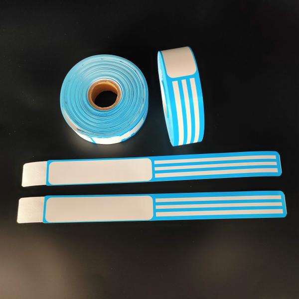 Printable Identification Bracelets for Thermal Printing and Self Adhesive