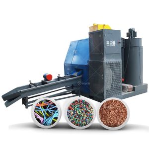 Full Automatic Copper Plastic Separator Machine for Computer Wires Processing