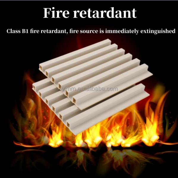 Slat Interiored Nano PVC Wood Effect Interior Panels Damask Pattern