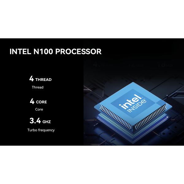 Intel N100 Processor With Dual LAN Dual COMs and Triple Displays Industrial PC