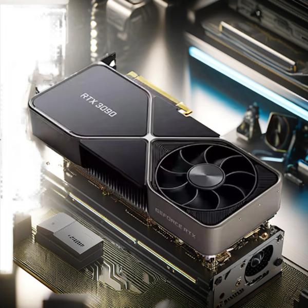 N-VIDIA RTX3090 Video Card with 24GB GPU for Gaming Workstation Desktop VGA Output Interface Water or Fan Cooler Option
