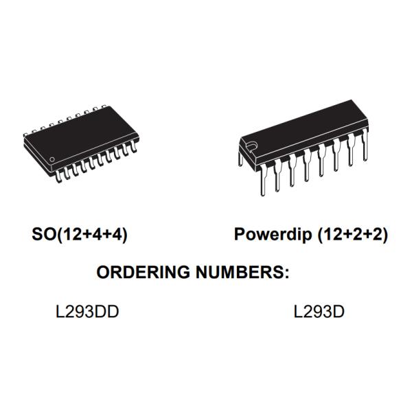 Motor Driver IC L293D Driver IC Chips Driver Push Pull 4 Channel 4.5v To 36v Power