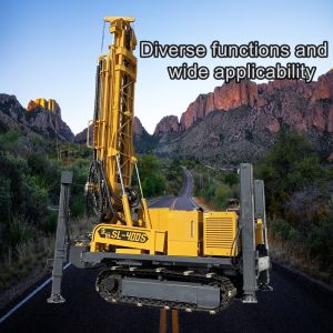 Quality Crawler Type Mobile Hydraulic DTH Rotary Water Well Drilling Rig for sale