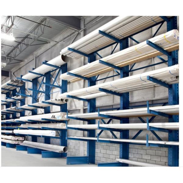 Industrial Warehouse Long Pipe Cantilever Rack Steel Selective Racking