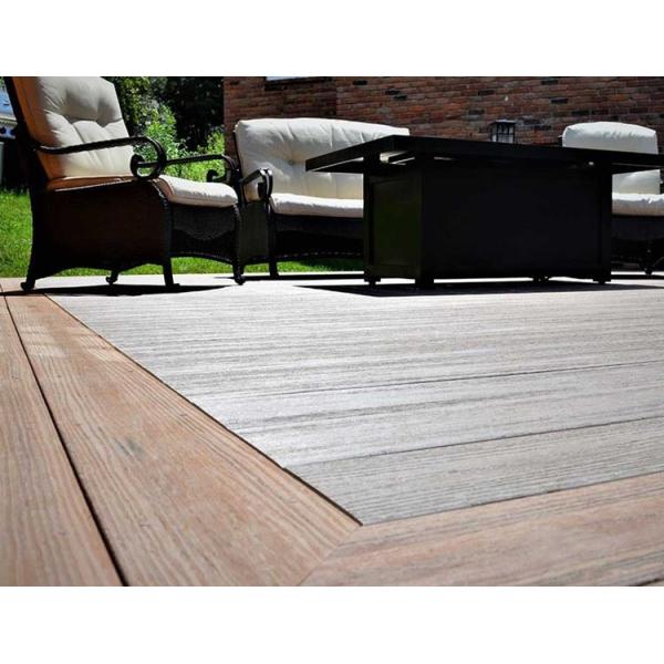 Coffee Wood Texture Surface Co-Extrusion Paddock Panel Board for Easy Click Installation