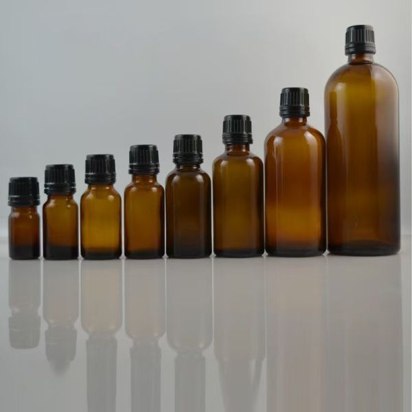 Borosilicate Glass Light-Blocking Dropper Bottle with Precision Dropper for Essential Oils