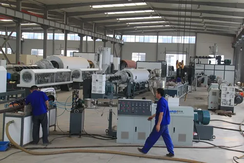 HDPE Thermal Ppu Preinsulated Jacket Casing Thin Wall PE Pipe Extrusion Line