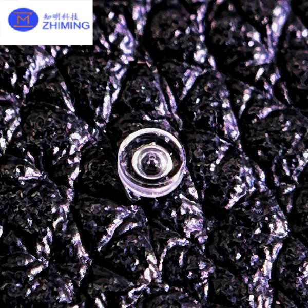 Through-Hole Transparent Sapphire Components