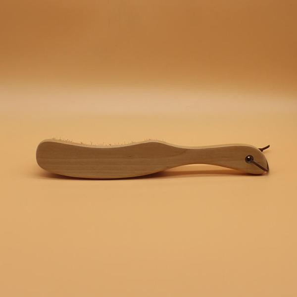 Wooden Handle Horse Hair Bristles Hat Cleaning Brush Household 28*4*3.5cm