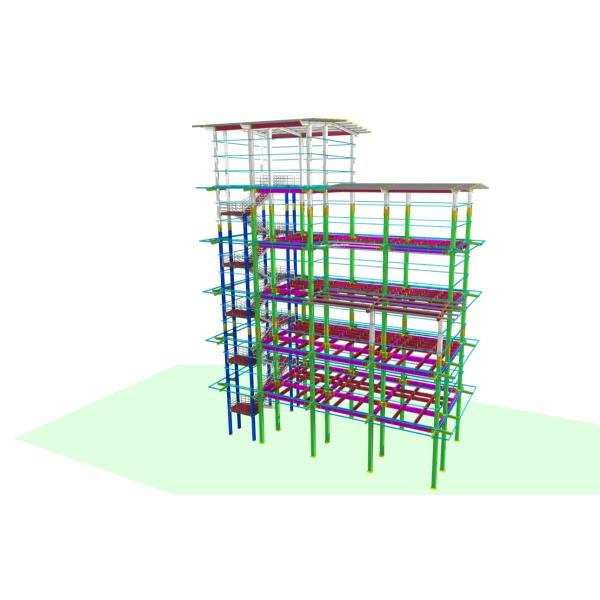 Constructional Large Span Prefab Modern Steel Logistic Warehouse Construction Painting / Galvanized