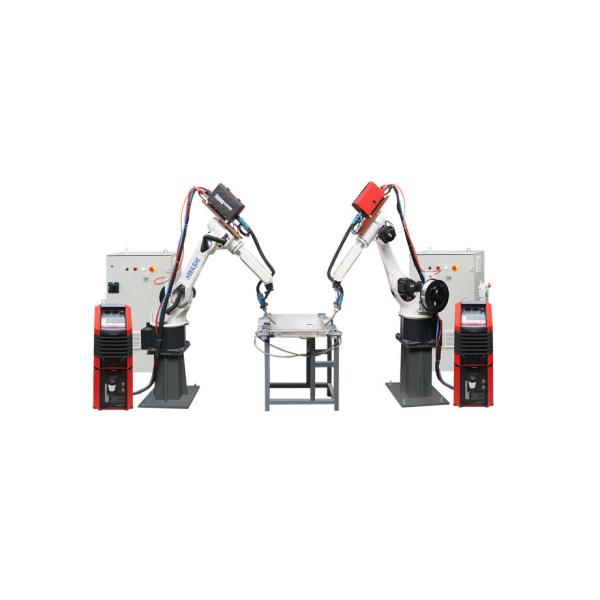 Aluminium Sheet Welding Robot Machine 6 Axis MIG Welding Robot Workstation
