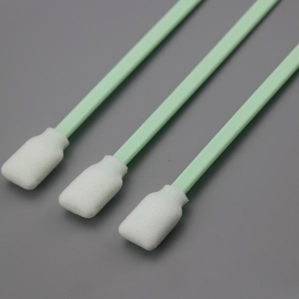 Tx707 Flat Sponge Cleanroom Foam Swabs Head PP Stick