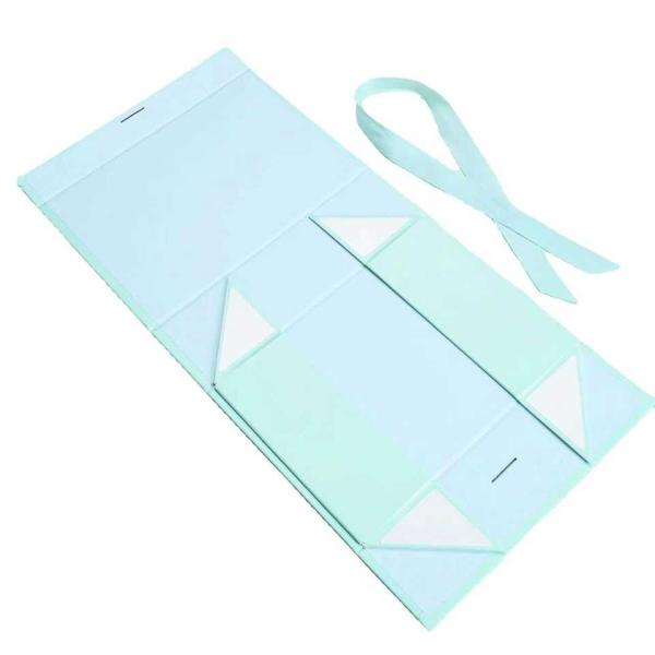 Biodegradable Folding Gift Box Embossed Foldable Packaging Box Corrugated