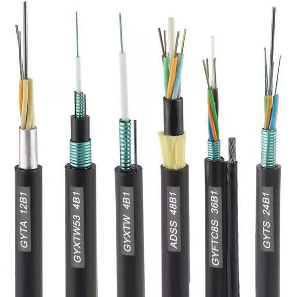 Communication 24 Core ADSS Fiber Optic Cable Loose Tube Stranded