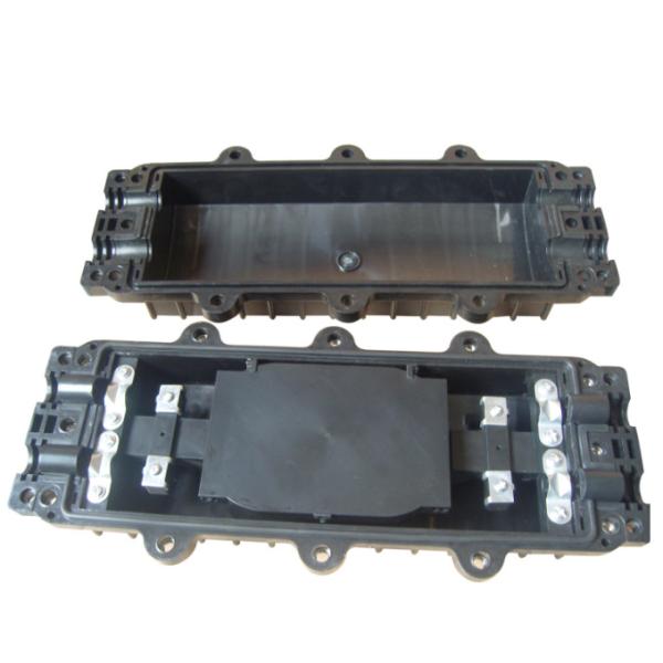 Horizontal PC material Fiber Optic Splice Closure , optical splice closure
