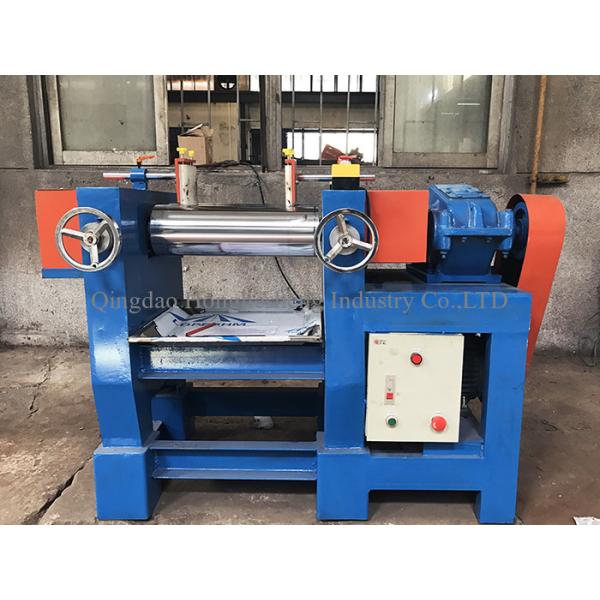 Silicone Rubber Two Roll Mixing Mill Machine Open Type 50HZ