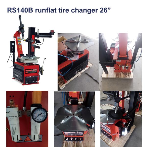 CE certification car workshop used runflat tire changer with helper arm