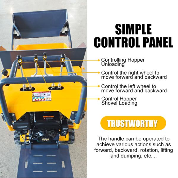 500kg Self-loading Track Dumper Mini Dumper Agricultural Dumper Construction Machine