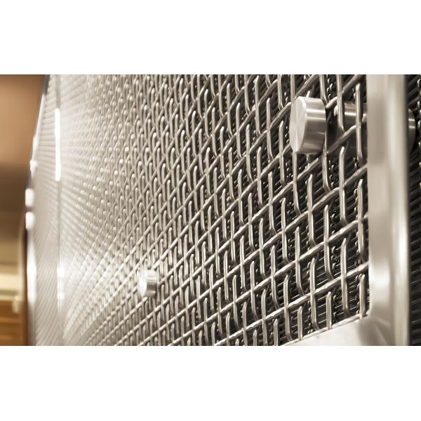 Decoration Stainless Steel Architecture Ceiling Mesh With Rectangular Hole