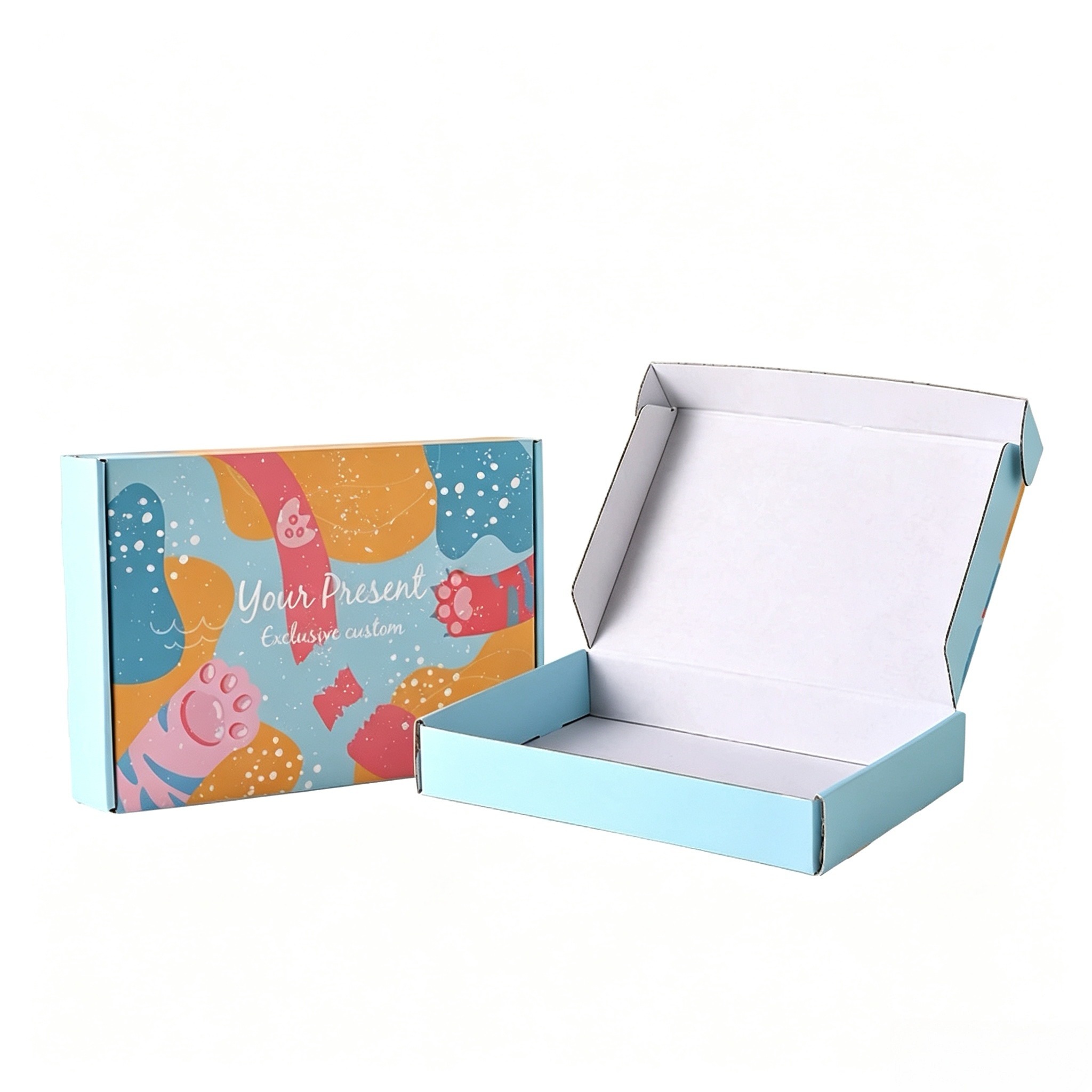Corrugated Mailer Boxes Foldable E-Commerce Shipping Packaging