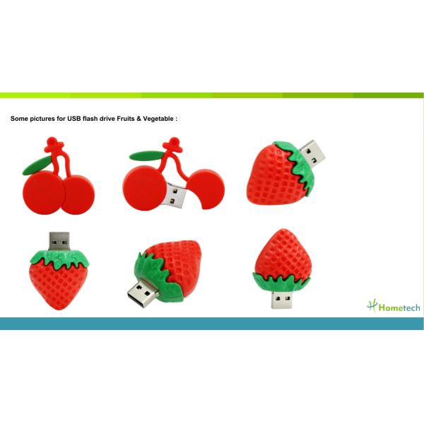 Peanut Shell PVC Plastic Customized USB Flash Drive 4GB 8GB 4.3x1.3cm