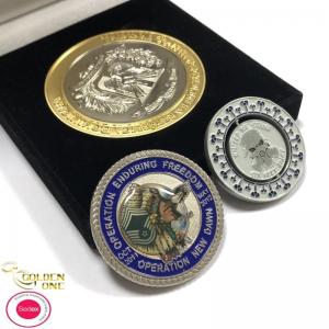 Quality Soccer Phoenix Metal Challenge Coins Singapore Messi Press Double Sided for sale