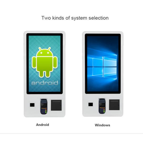 Android / Windows OS WiFi Touchscreen Self Service Payment Kiosk