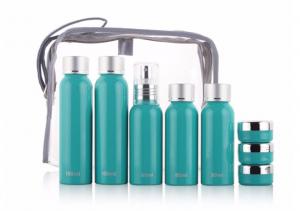 China 8pcs PET Plastic Travel Bottle Kit , Pump Sprayer 80ml Cosmetic Travel Kit on sale