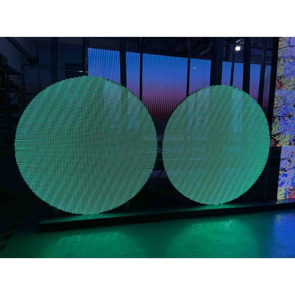 High Brightness 3840Hz Refresh Rate Circle LED Screen Rear Service