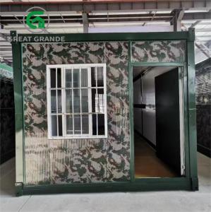 China Anticorrosion Galvanized Steel Portable Modular House Container Site Office Building on sale