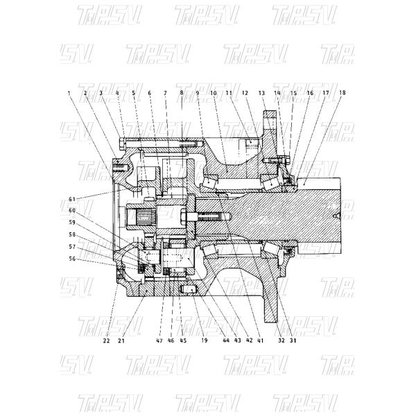 Forging Technique E70B Excavator Swing 2 Stage Planetary Gear With Depend On Packing Type QTY Packing Size And Gear Meshing Installation